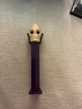 Vintage Dr. Skull Skeleton PEZ Dispenser Purple Halloween Slovenia picture