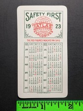 Vintage 1923 Atlas Explosives Celluloid Pocket Calendar picture