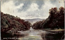 c1910 KILLARNEY IRELAND MEETING OF THE WATERS HOLYHEAD POSTCARD 34-286 picture