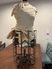 Vintage 1800's Early 1900's Grand Rapids Form Co. Dress Form Manaquin. Cast Iron picture