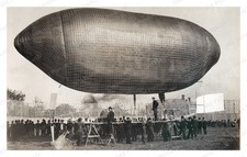 St Louis Missouri 1904 World's Fair Baldwin Airship Standard Postcard picture