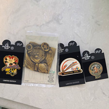 Vintage Disney WDW 2000 Lot (4) LE Epcot Fort Wilderness On Original Cards picture