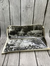 Vintage 1970 1971 Hume Lake Christian Camp Wagon Train Panoramic Group Photo picture