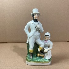 RAREST Jobson And Nell English Staffordshire Figures Excellent Condition 7.25” picture
