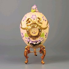 1990 Franklin Mint Fabergé Egg Clock- 