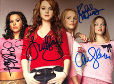 MEAN GIRLS Cast Signed (x4) Authentic Original Autographs 8x10