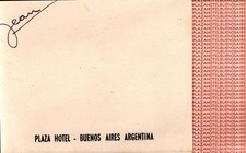 Vintage H. Stern Plaza Hotel Buenos Aires Argentina Brochure 1940s 1950s picture