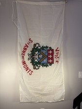 Vintage Ste Anne Des Monts City Flag Quebec Nylon 3x6 Canada Scyco picture