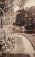 RPPC Ashland OR Oregon Lithia Park Pool Vtg Postcard 6A picture