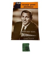 1967 Howard Keel On a Clear Day Program + Ticket Grove picture