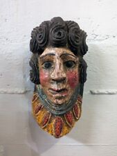 1940s-1960s Handcrafted Mexican Barbones Dance Mask picture
