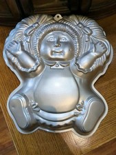 Vintage 1984 Wilton Cabbage Patch Kids Cake Pan Brand New Unused Mold 2105-1984 picture