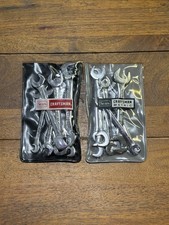 Vintage NOS Craftsman USA Open End Ignition Wrenches Metric SAE  picture
