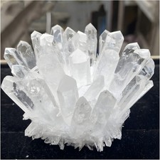 700G Rare Natural Clear Quartz Cluster White Crystal Healing Mineral Specimens picture