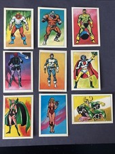 Vintage 1984 Marvel Super Heroes Secret Wars Stickers Lot - 9 Unused Excellent picture