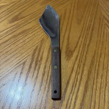 Vintage Vernco Stainless Steel Ice Cream Spade Scoop Wood Handle 10.25