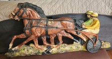 1966 Universal Statuary harness horse racing plaque signed by artist W. Marotta. picture