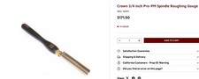 CROWN Pro-PM 3/4” Spingle Roughing Gouge - New in Sleeve Unused $160-170 online picture