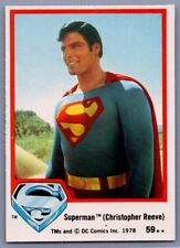 1978 Topps Superman The Movie Superman Christopher Reeve #59 picture