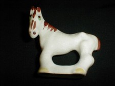 Rio Hondo California Pottery Brown Ceramic Skinny Old Horse Figurine 1930's  picture