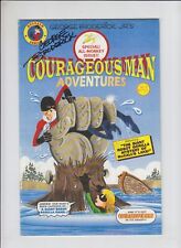Courageous Man Adventures #3 VG signed by George Broderick - Moordam Comics picture