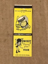 Vintage Tom-Boy Golden Corn - Matchcover, Matchbook picture