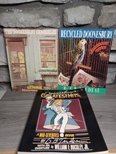 Lot Of 3 Doonesbury Comic Books - Greatest Hits Chronicles & Recycled picture