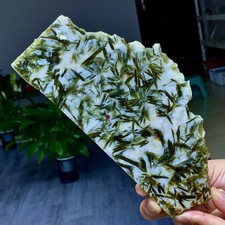 286G Natural green lepidolite Flaky Crystal Specimen Healing- Museum Grade picture