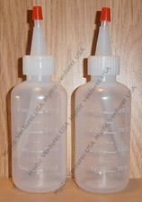 2X NEW 4oz Snuffer Bottle GOLD Prospecting Clean-up Pan Panning Sluice  picture