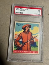 Buffalo Bill, 1933 Indian Gum, #60, PSA 5 picture