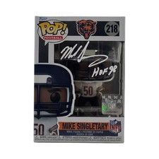 Mike Singletary Signed NFL #218 Funko Pop – HOF – JSA picture