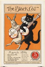 Vintage Book Cover 1896  Art Poster picture