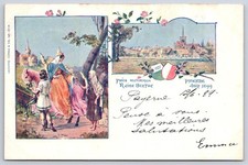 Antique Switzerland Postcard PAYERNE Queen Bertha 1899 Corbaz picture