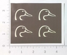 4 Lot DU Ducks Unlimited Sponsor Member Hunting Unused Decal Sticker Sheet picture