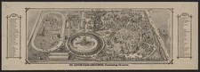 Photo:St. Louis Missouri 1904 World's Fair Grounds Map 83 Acres Panorama picture