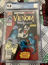 Venom Lethal Protector #2 1st JURY Firearm Ramshot Sentry 1993 Newsstand CGC 9.8 picture