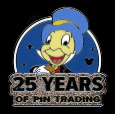 DLR Jiminy Cricket 25 Years of Pin Trading Hidden Disney 2025 Disney Pin 170935 picture