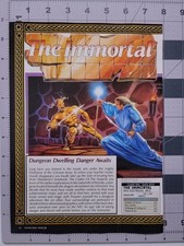 The Immortal Advertisement Original Print Ad / Poster Game Promo Art picture