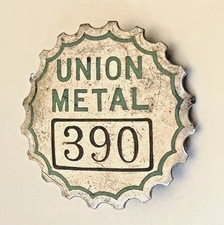 VTG Employee ID Badge: UNION METAL CORP; Streetlight Steel Pole Maker; Canton OH picture