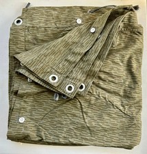 East German Zeltbahn Strichtarn Raindrop Camo Canvas Shelter Half Tarp Poncho picture
