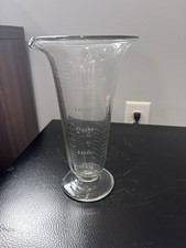 Early 1900s W. T. Hall Tatum Co. Glass Graduated Cylinder picture