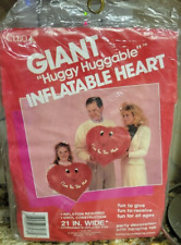 Giant Huggy Inflatable Heart. New in Package. Red with White Letters picture