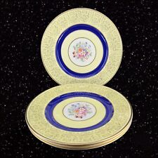 JOHNSON BROTHERS England Pareek Plates  Floral Center Set 4 Round Ceramic 10.25