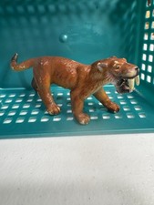 Bullyland Smilodon Figure Rare Prehistoric Collectible Museum Line Variants picture