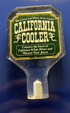 VTG California Cooler Wine Cooler Acrylic Tap Handle Citrus & White Wine 1980s picture
