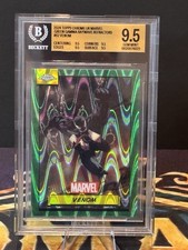 2024 Topps Marvel Chrome Venom Green Raywave /99 Gem Mint BGS 9.5 1st Chrome picture