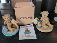 Tender Teddy Bears 1993 Henry Wedemeyer Figurines Caring Friend CAT & DOG 3