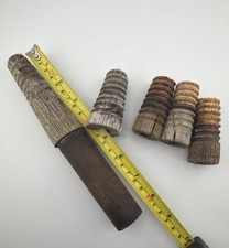 Vintage Wooden Insulator Pin & Cobs for Glass Insulators *Fast Shipping* picture
