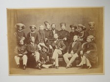 Parsi Maharatta Men India & UK Men c1880s Photo picture