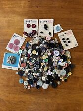Old Vintage Antique Buttons Estate Collection Various Sewing Craft Search Color picture